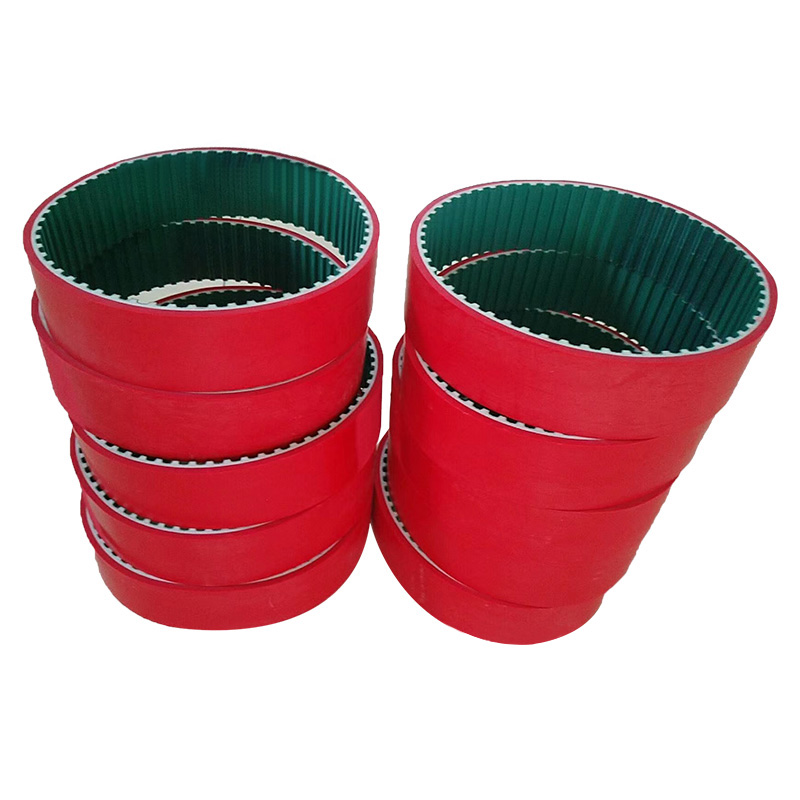 同步帶加耐磨紅膠電纜電線牽引機(jī)皮帶