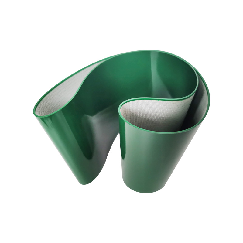 綠色PVC輸送帶包邊防塵輸送帶輸送帶生產廠家潛躍傳動